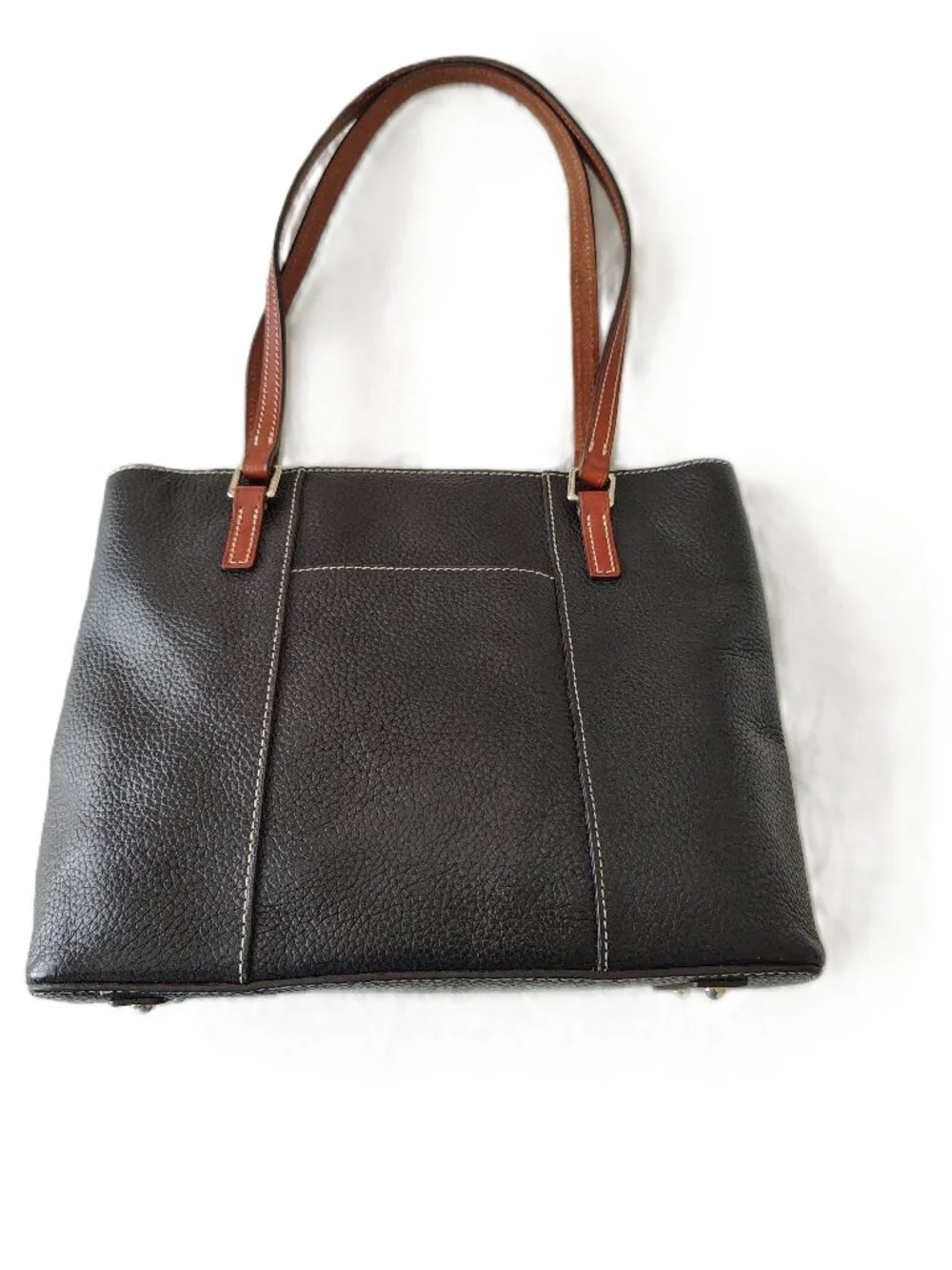 Dooney & Bourke Small Lexington Tote T’Moro Brown Pebble Grain Leather Handbag